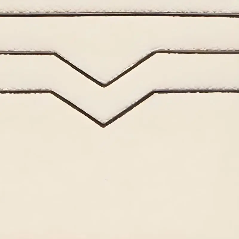 Valextra Pocket Grain Cow Leather Card Holder Unisex White-3