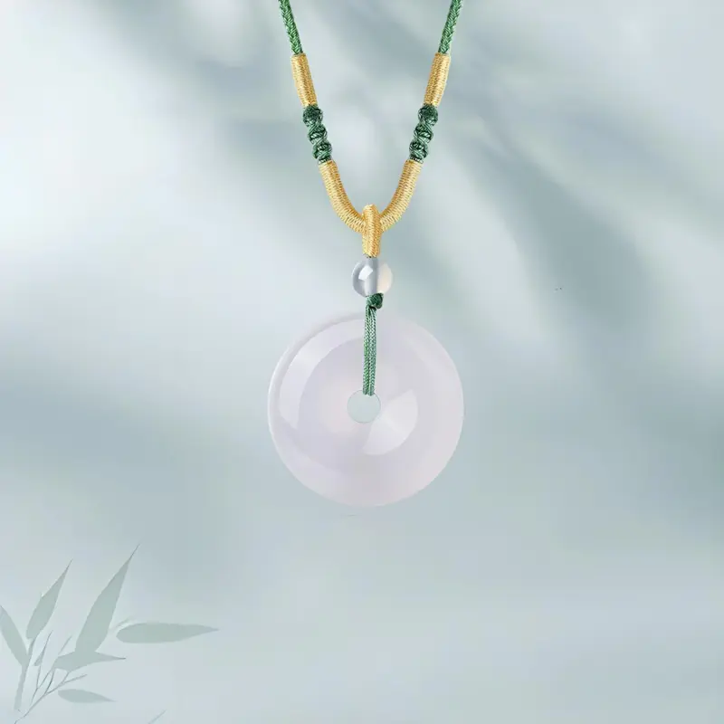 Emerald Jade Necklaces Unisex-5