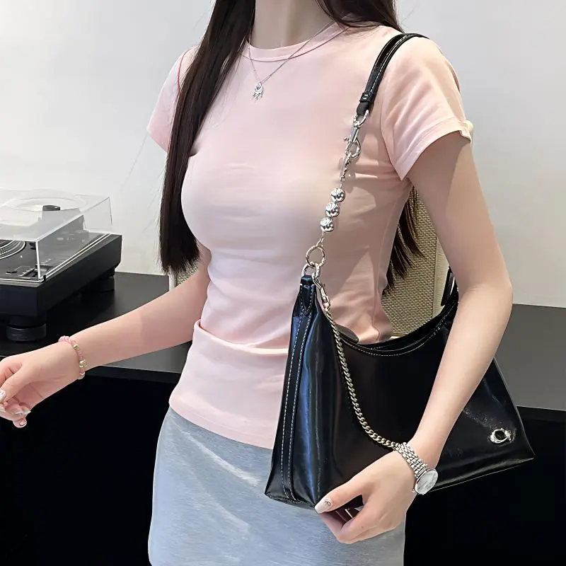 Luxury Care Artisan Workshop Metal Bag Shoulder Strap Women's Silver-2