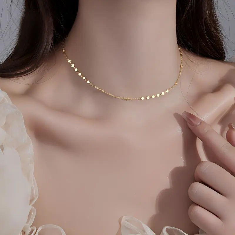 KING TAI FOOK 925 Sterling Silver Necklaces Women's-2