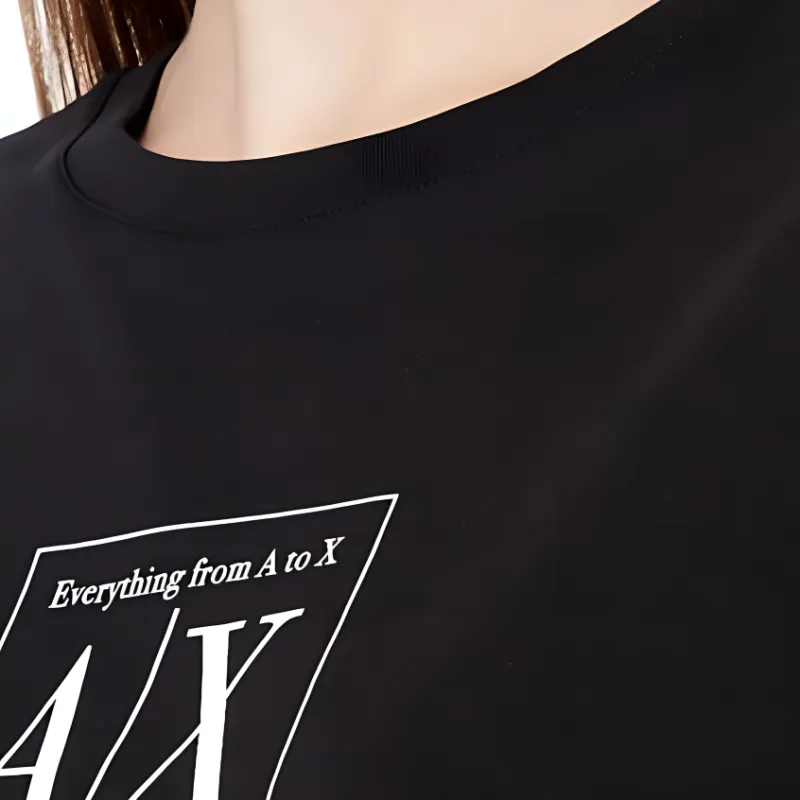 ARMANI EXCHANGE T Shirts Women's Black-4