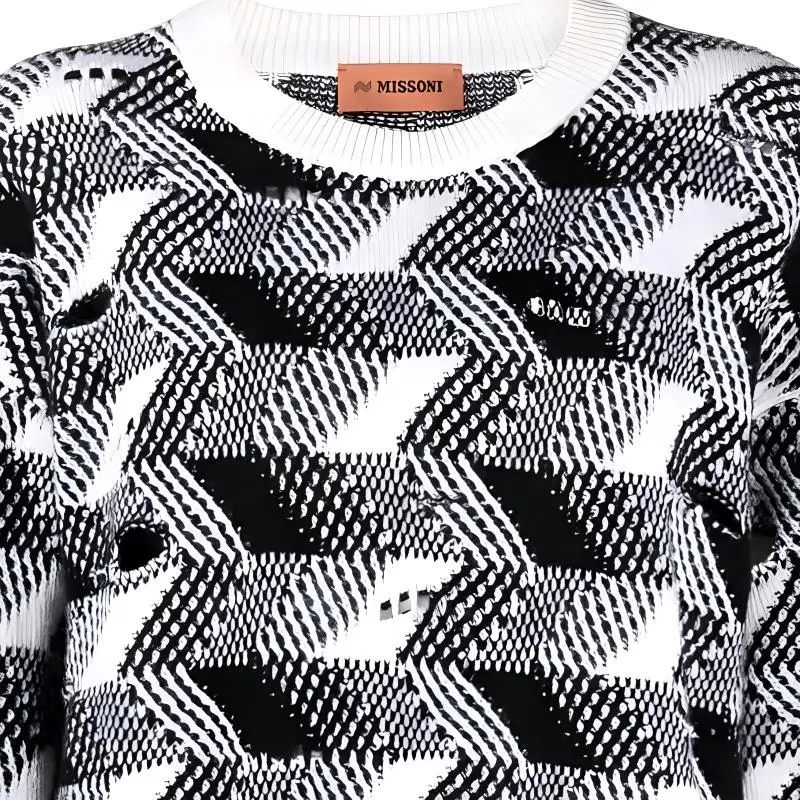 MISSONI Woven Crewneck Knitted Jumper-4