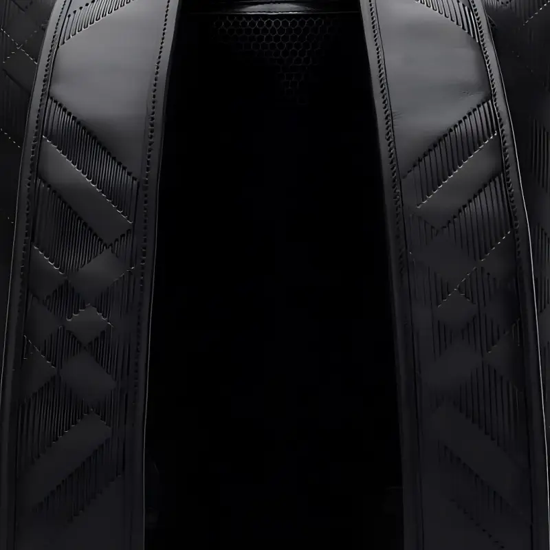 Burberry Calfskin Backpack Unisex Black-4
