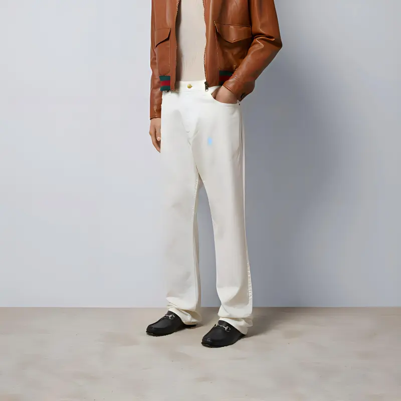 GUCCI Horsebit Straight leg Jeans-1