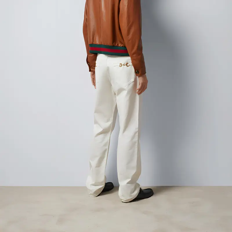 GUCCI Horsebit Straight leg Jeans-2