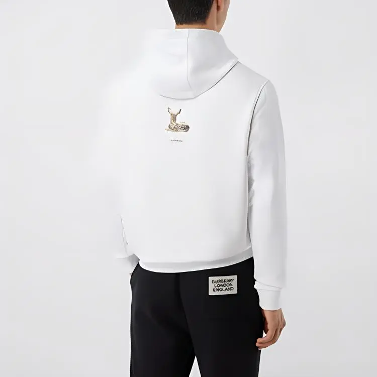 Burberry Sweatshirts Men White-3