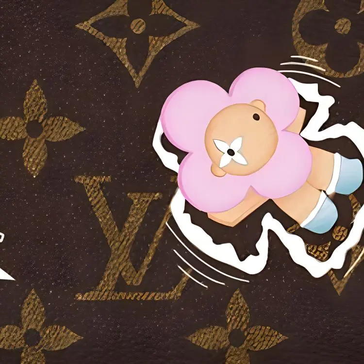 LOUIS VUITTON Lisa Wallet Monogram/Azur Frost-3