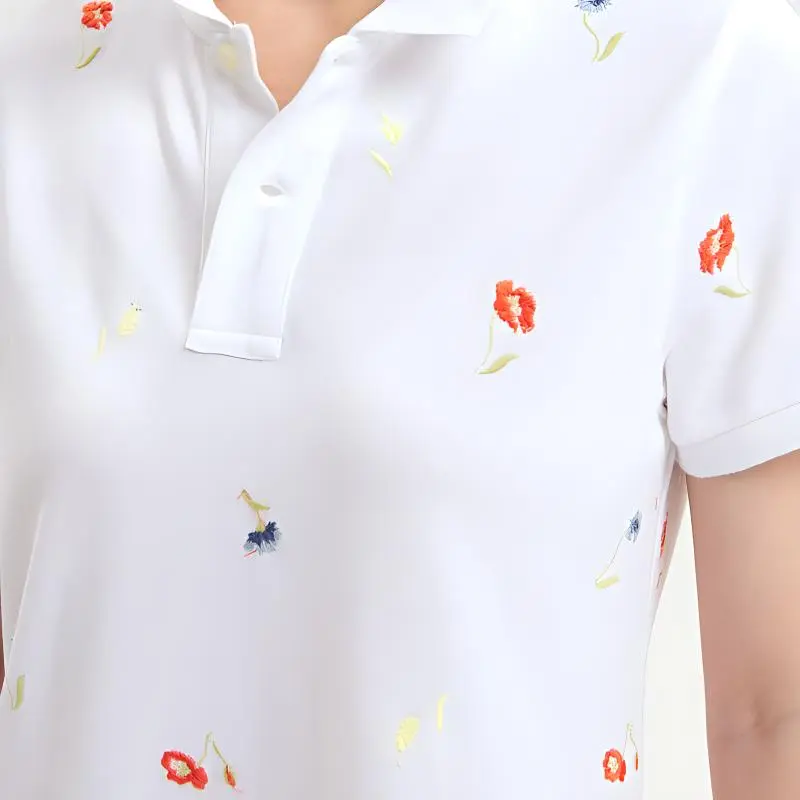 Polo Ralph Lauren SS22 Short Sleeved Dress Women's White-5