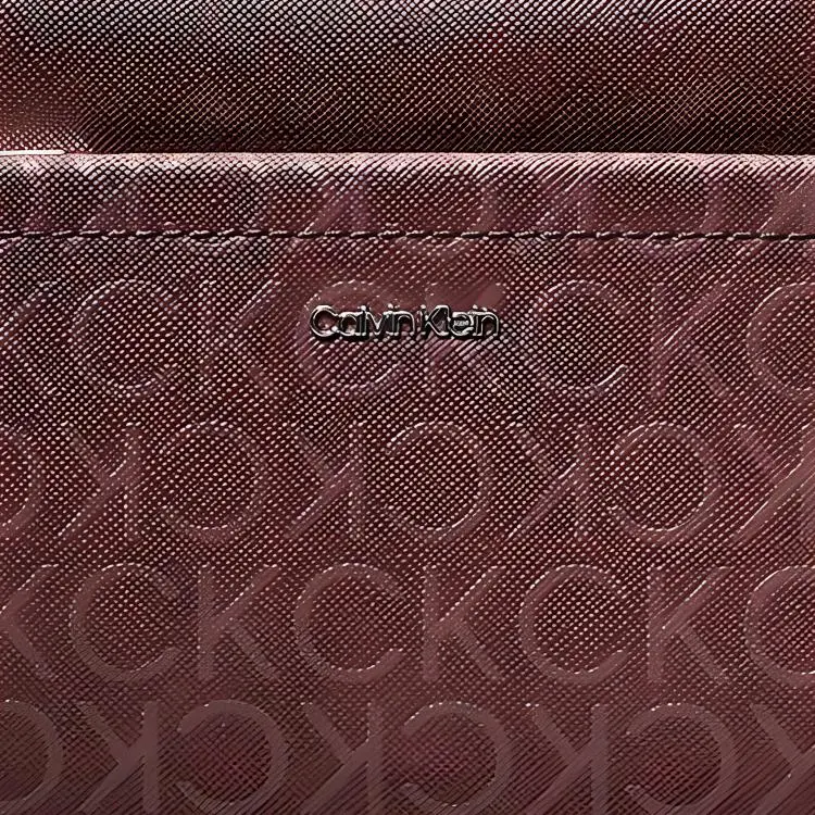 CALVIN KLEIN PU Crossbody Bag, Shoulder Bag Women's Orange-2