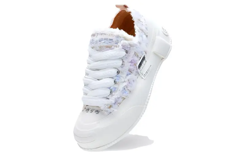 VESSEL G.O.P. 2.0 MARSHMALLOW Lavender Tweed Lows Low Top Canvas Shoes Unisex Tweed Cotton Candy Purple-2