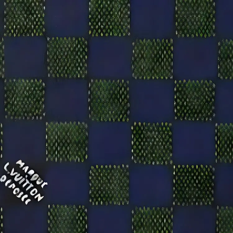 LOUIS VUITTON Book Messenger Damier Heritage Blue/Green-4