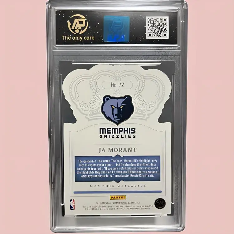 PANINI Ja Morant Basketball Cards High End Hand Grenade Crown Collection Court Attack Selection Graded Cards 1 Piece-3
