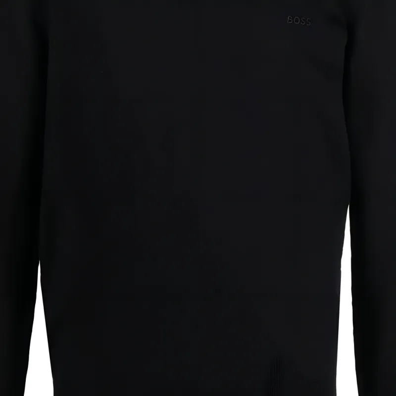 HUGO BOSS Logo Embroidered Crewneck Jumper-4