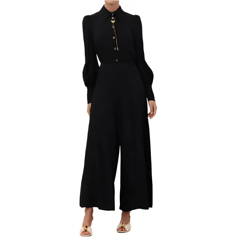 Zimmermann FW24 Casual Pants Women's Black-1