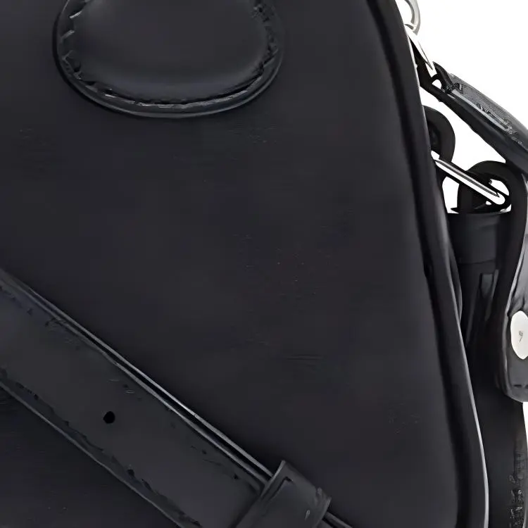 Courrèges Logo Leather Mini Bowling Bag-4