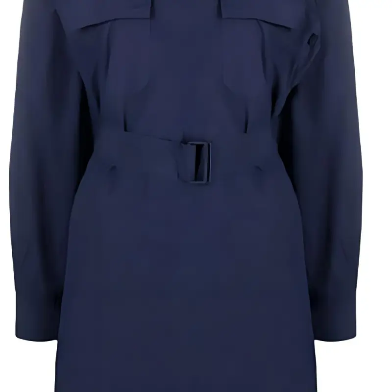 KENZO Long Sleeved Dresses Women's Blue-4