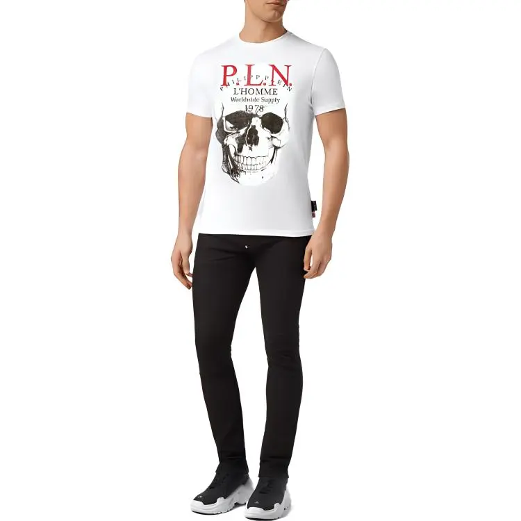 PHILIPP PLEIN T Shirts Men White-1
