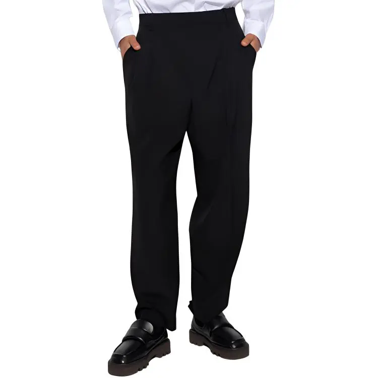 DRIES VAN NOTEN Pleat Front Tailored Trousers-3