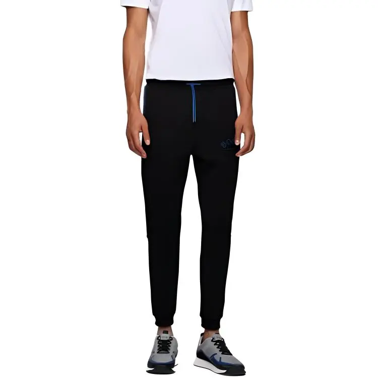 HUGO BOSS Knitted Sports Pants Men's Black-3