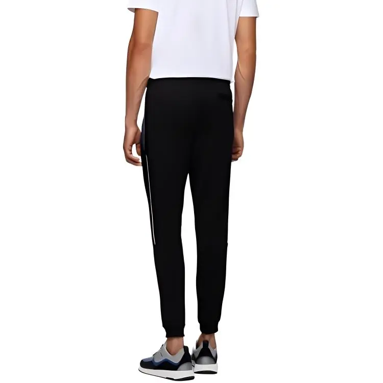 HUGO BOSS Knitted Sports Pants Men's Black-4