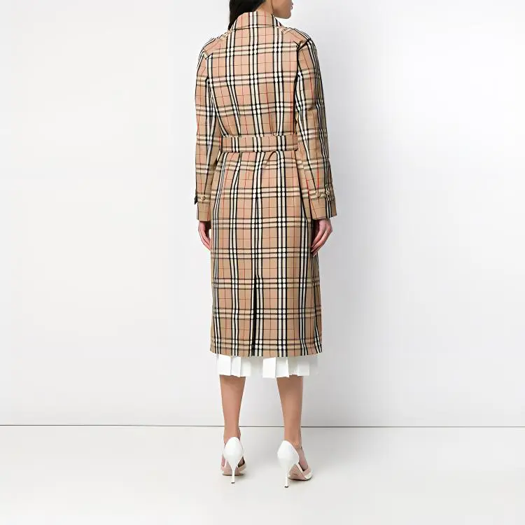 Burberry Trench Coats Women's Khaki-2