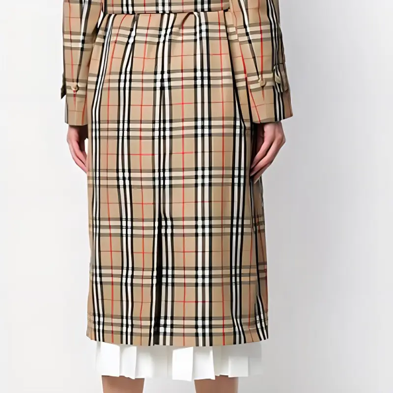 Burberry Trench Coats Women's Khaki-4