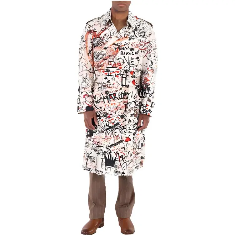 Burberry Trench Coat Men's Multicolor-2