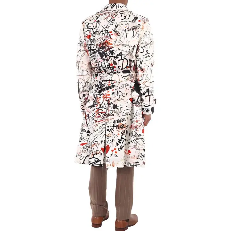 Burberry Trench Coat Men's Multicolor-3