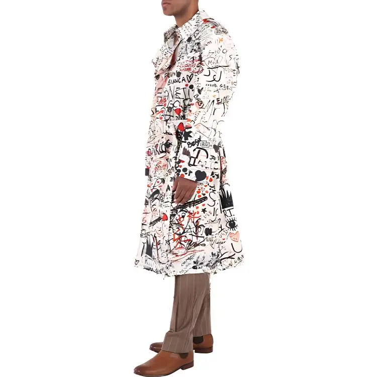 Burberry Trench Coat Men's Multicolor-5