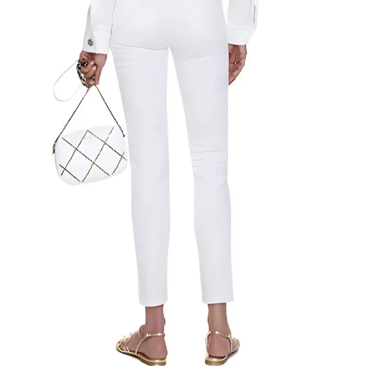 CHANEL Jeans Women's White-3