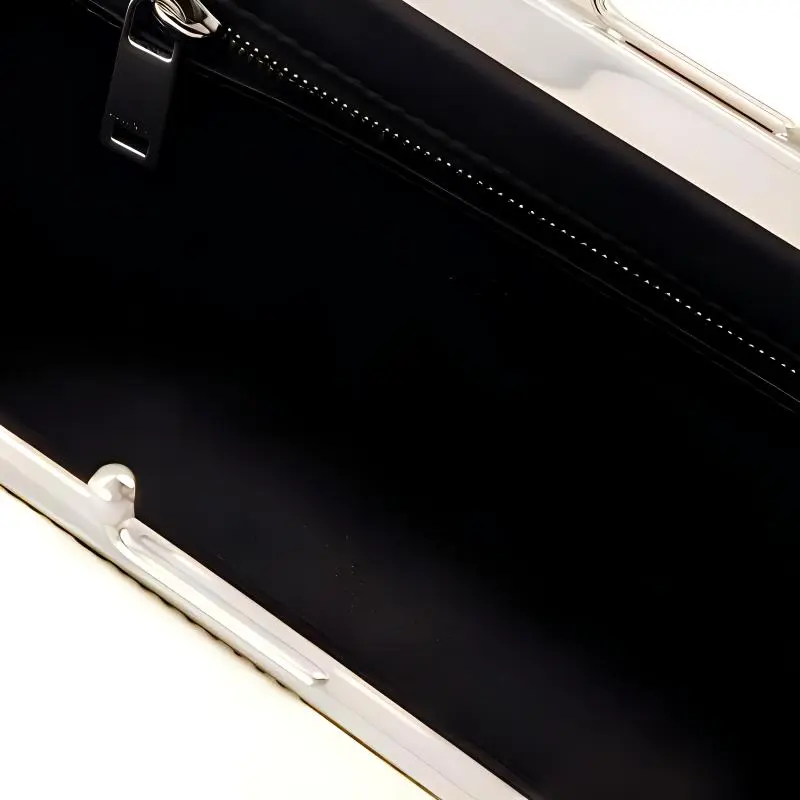 JIL SANDER Goji Calfskin Shoulder Bag Crossbody Bag Handbag Mini Women's White-4