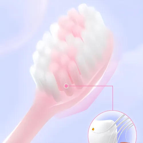 Saky+ Soft And Fleece Combination Set Toothbrushes Cleaning Soft 2 Pcs