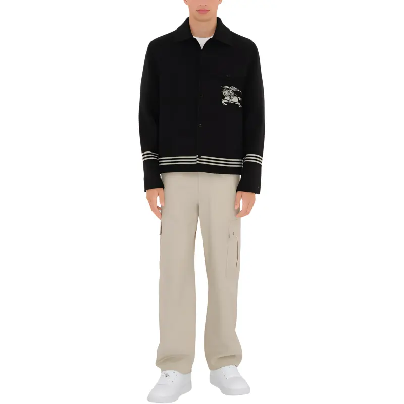 Burberry Ekd Motif Long Sleeved Jacket-2