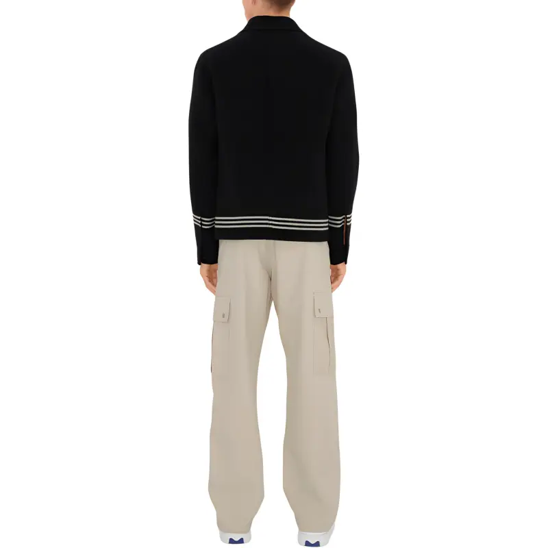 Burberry Ekd Motif Long Sleeved Jacket-3