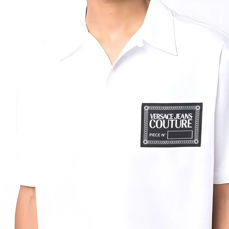 VERSACE JEANS COUTURE Shirts Men White-4