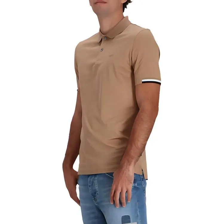 HUGO BOSS Polo Shirts Men Light Brown-5