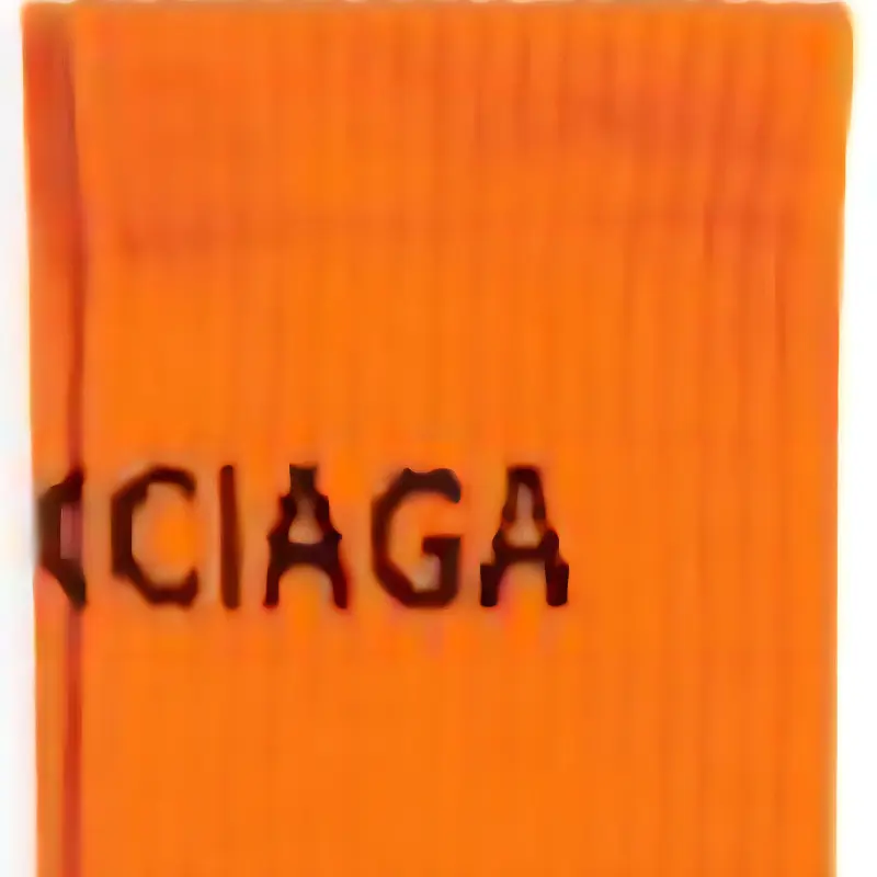 Balenciaga FW22 Mid-Calf Socks Men's 1 Pack Orange-1