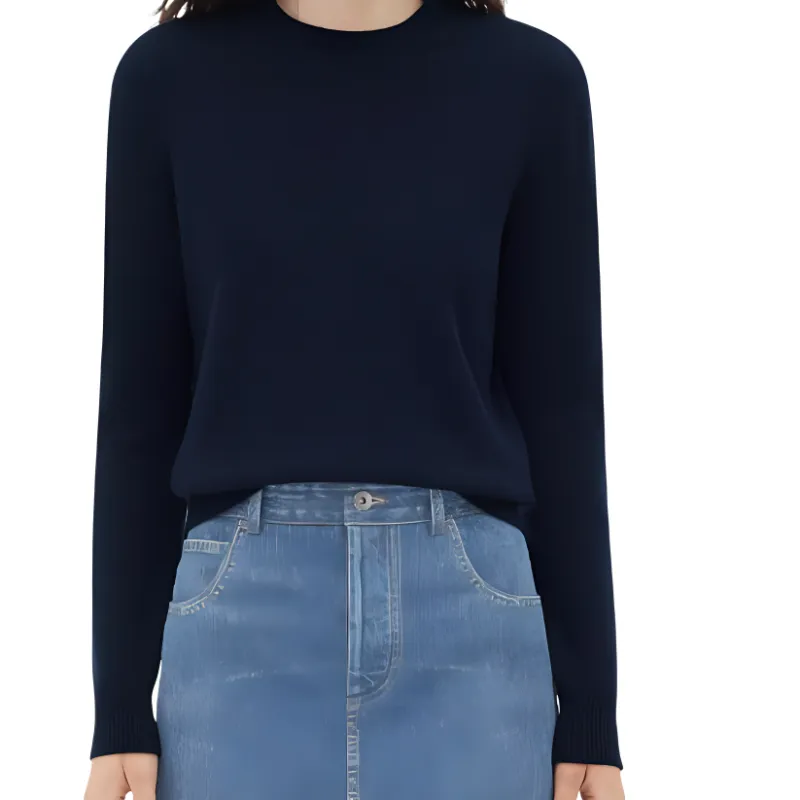 Bottega Veneta SS24 Cashmere Sweater Women's Marine Blue-5