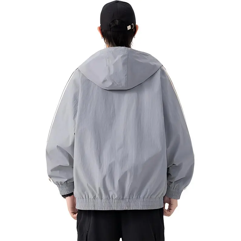NBNO Jackets Coats Unisex Colorful Blue-3
