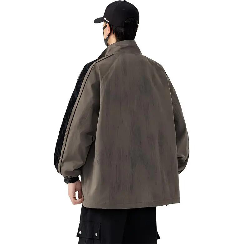 NBNO Jackets Coats Unisex Gray White-1