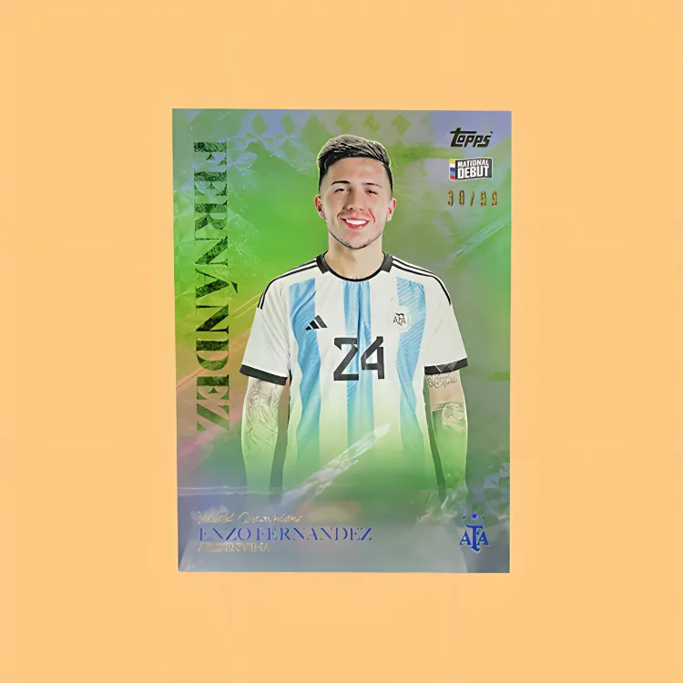 Topps Argentina Team Box Argentina Chelsea Enzo Fernández 99 Pc Star Player Cards Card Product Access Sports Cards 1 Pc-1