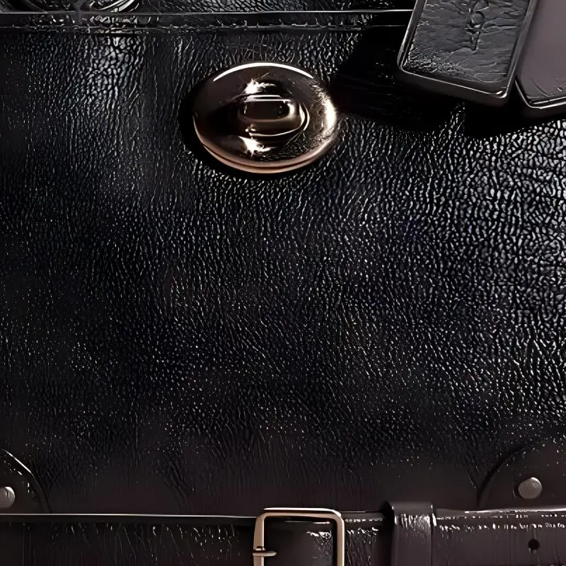 COACH Rhyder Leather Briefcase Handbag Shoulder Bag Crossbody Bag Medium Size Women's Black-2