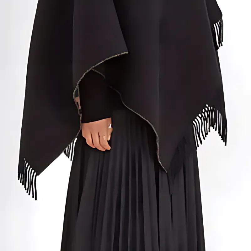 FENDI Casual Long Skirts Women's Black-4