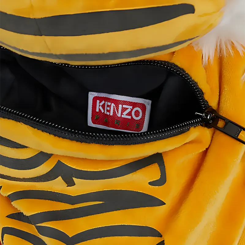 KENZO Fabric Backpack Mini Unisex Yellow & Multicolor-4