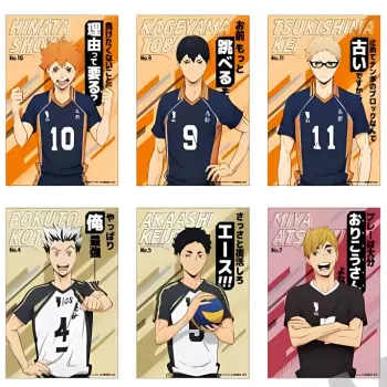 Animate Haikyuu!! Animated Series Interchangeable A5 Anime / Games Posters
