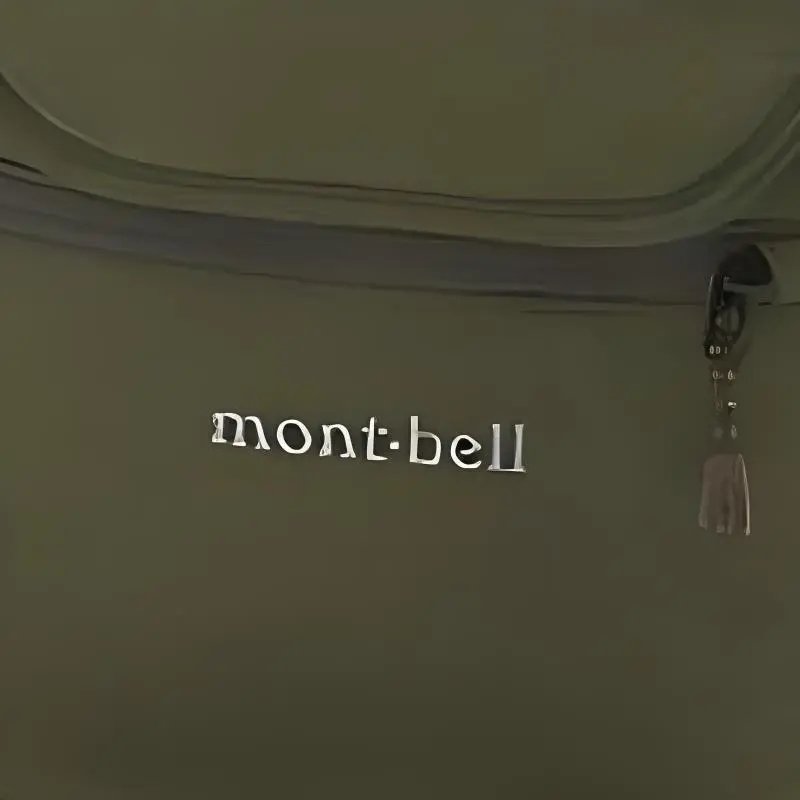 MONTBELL Nylon Camera Bag, Crossbody Bag, Shoulder Bag Unisex Dark Green-2