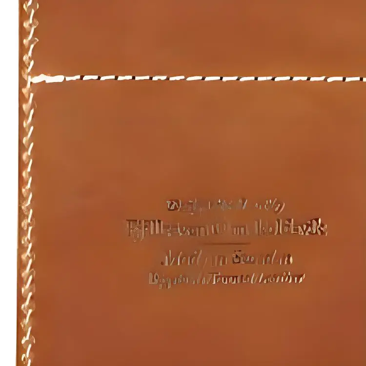 Fjallraven Leather Card Holder Wallet Passport Holder Unisex Cognac-4