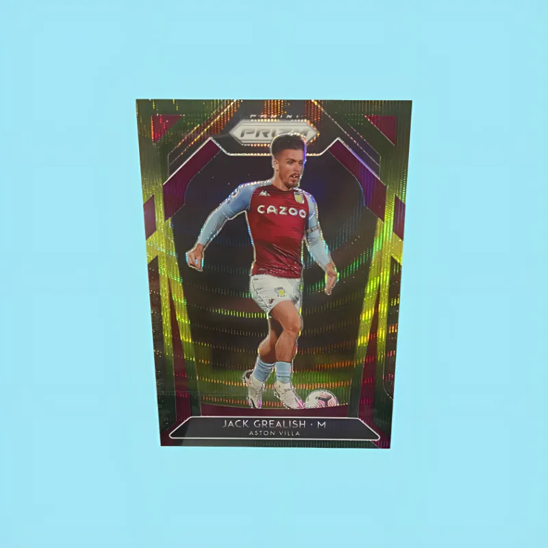 PANINI Premier League PRIZM England Manchester City Grealish Tricolor Fold Player Card Pass Through Sports Cards 1 Pc-3