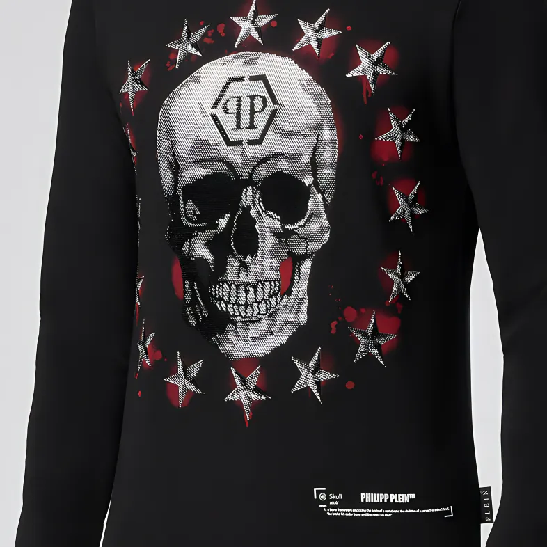PHILIPP PLEIN Sweatshirts Men Black-2