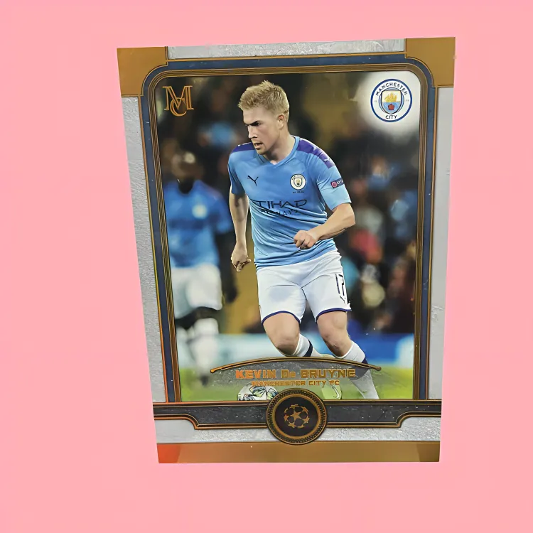 Topps Champions League Museum Belgium Manchester City De Bruyne Player Card Card Accessible Sports Cards 1 Pc-2
